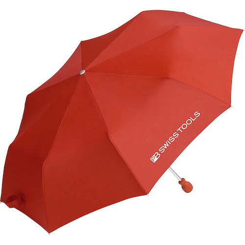 特長 ●PB SWISS TOOLS社のロゴが入った折畳傘です。 ●グリップには握りやすいSwissGripを採用しています。 仕様 ●色：レッド ●折りたたみ時全長(mm)：27 ●グリップ径(mm)：34 ●グリップ長(mm)：55 材質 ●ポリエステル 質量・質量単位 ●240.0g 【メーカー名】PBスイスツールズ社 【メーカー品番】2710KNIRPS-RE