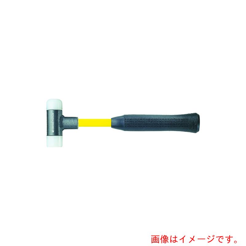 特長 ●内部にディスクが内蔵されたヘッドは、ディスクが打撃面方向へ移動することで反動を打ち消し、打撃力だけを伝えます。 用途 ●金型や部品の組み立てに。 ●機械や自動車のメンテナンスに。 仕様 ●頭径(mm)：27 ●頭長(mm)：90 ●全長(mm)：290 ●頭部長さ(mm)：90 材質 ●頭部：ポリアミド ●柄：グラスファイバー 質量・質量単位 ●330.0g 【メーカー名】PBスイスツールズ社 【メーカー品番】303-2