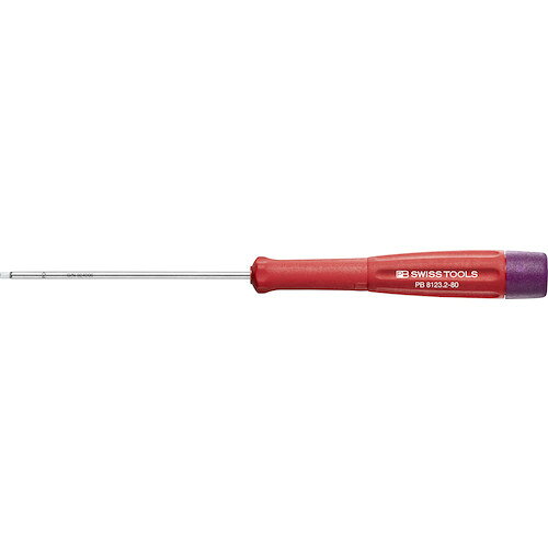 【メール便対応】PB SWISS TOOLS（PBスイスツールズ）　スイスグリップ精密六角ドライバー　【品番：8123.2-80】