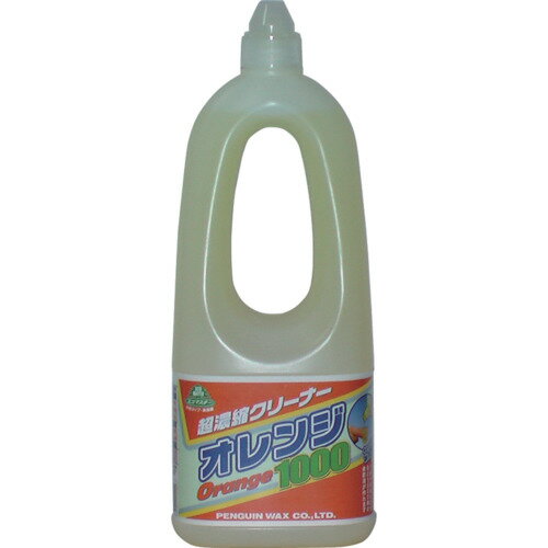 特長 ●高濃縮タイプの中性洗剤です。 ●オレンジオイル配合で汚れ落ち抜群です。 用途 ●水の使える全ての素材に。 仕様 ●容量(ml)：800×3×4/ケース ●希釈倍率：20〜1000倍 ●ISO14001、9001認証取得工場製 質量・質量単位 ●10.0kg 【メーカー名】ペンギンワックス（株） 【メーカー品番】6466