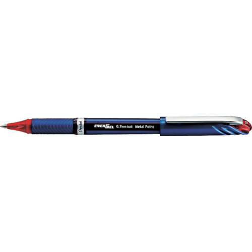 【メール便対応】ぺんてる（Pentel） ボールペン エナージェル ユーロ 0．7mm 赤 【品番：BL27-B】