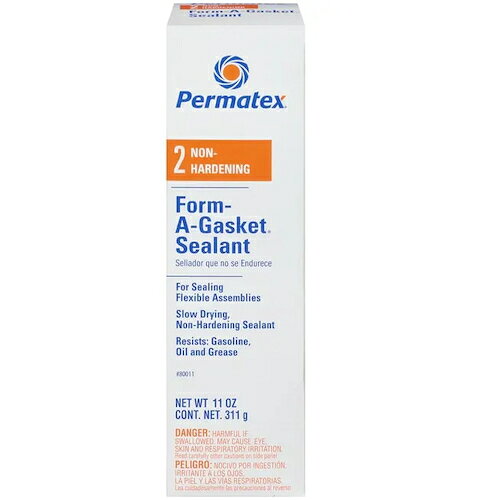 Permatex　溶剤系遅乾半硬化型ガスケット　80011　【品番：50P80011JP】