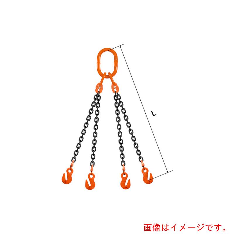 【別途送料あり】pewag　スリングチェーン　クォード（アイタイプ）　大型マスターリンク　QE4M　13×3M..