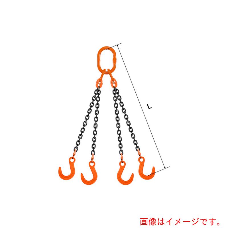 【別途送料あり】pewag　スリングチェーン　クォード（アイタイプ）　大型マスターリンク　QE5M　13×2M..