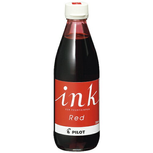 パイロットコーポレーション（PILOT）　万年筆カートリッジ・インキ　一般書記用インキ　レッド　350ml　【品番：INK350R】