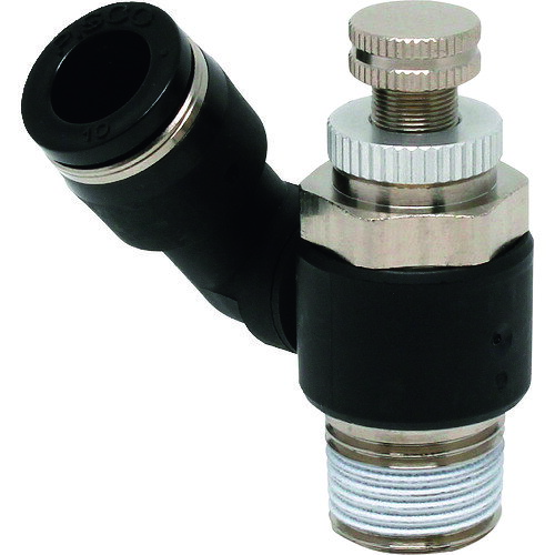 Air Tools - 【メール便対応】日本ピスコ（PISCO）　スロットルバルブ　フリー　チューブ10MMネジR3／8　【品番：JNS10-03】