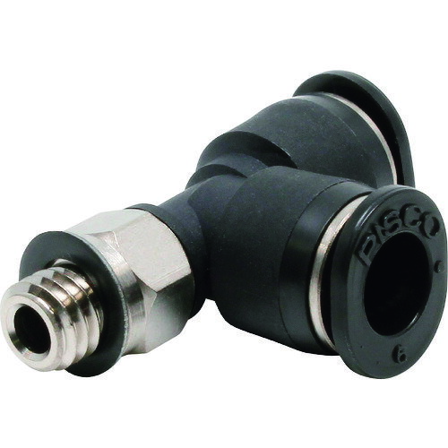 【メール便対応】日本ピスコ（PISCO）　チューブフィッティングミニ　ブランチティー　チューブサイズ6　適用ねじサイズM6×1　【品番：PD6-M6M】