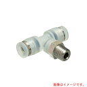 【メール便対応】日本ピスコ(PISCO) チューブフィッティングPP ティーチューブ10ネジR3/8SUS 【品番:PPB10-03SUS】
