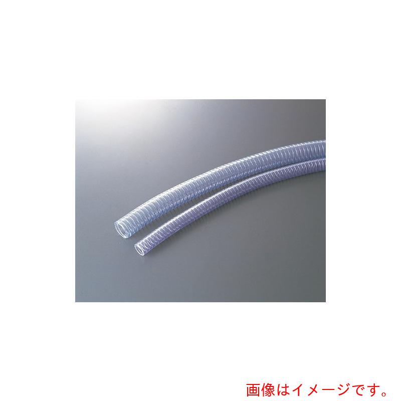 特長 ●硬鋼線の補強により耐久性を向上させています。 ●透明でホース内の流体物を確認できます。 ●耐油性に優れています。（注：燃料油には使用できません。） ●食品衛生法適合品です。（厚生省告示第375号 合成樹脂 製の器具または容器包装に対する食品衛生法による規制。 弊社品はn-ヘプタン項目＝油脂・脂肪性食品を除く） 用途 ●各種機械機器の配管用 ●油配管用 ●食品※油脂・脂肪性食品を除く 仕様 ●長さ(m)：40 ●内径(mm)：32 ●外径(mm)：41 ●使用圧力(MPa)：0.4 ●許容曲げ半径(mm以上)：160 材質 ●軟質塩化ビニール樹脂（PVC)＋硬鋼線 質量・質量単位 ●29.0kg 【メーカー名】プラス・テク（株） 【メーカー品番】PT-SP-32-40