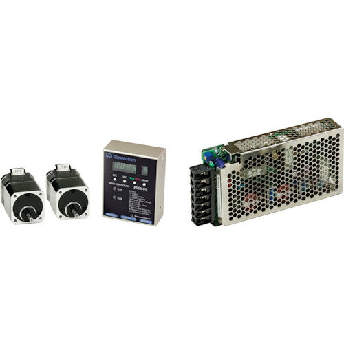 シナノケンシ　ASPINA　2軸同時駆動スピードコントローラ＆ステッピングモータ2台セット　CSA−UTシリー..