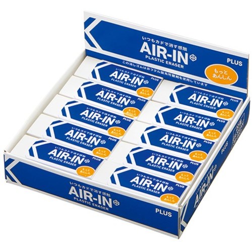 特長 ●フタル酸エステル不使用の安心仕様の消しゴムです。 仕様 ●縦(mm)：18 ●横(mm)：43 ●奥行(mm)：13 ●消しゴム色：白 質量・質量単位 ●0.013g 【メーカー名】プラス（株） 【メーカー品番】36916