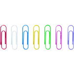 Gem Clip - プラス（PLUS）　JTX　364378）カラ−ゼムクリップ　大360個入　B502J−L　【品番：B502J-L】