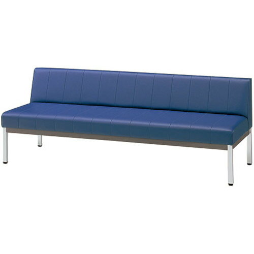 【別途送料あり】プラス（PLUS）　JTX　148351）ロビーチェア　ML−3LRダークブルー　背付　【品番：ML-..