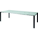 【別途送料あり】プラス（PLUS）　740183）増連型テーブル　MR−2412SQH　WH／BK　【品番：MR-2412SQH WH/BK】