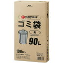プラス(PLUS) SV 830393)ゴミ袋LDD黒90L 100枚 N138J-90 【品番:N138J-90】