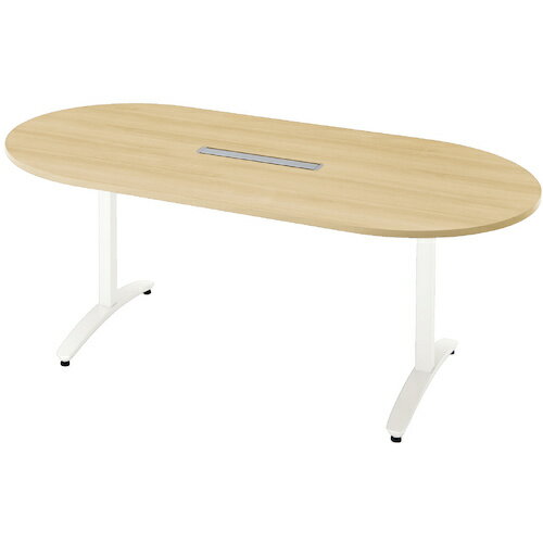 【別途送料あり】プラス（PLUS）　679383）ロンナ会議テーブル　NN−1809TAOH　LW／W4　【品番：NN-1809TAOH LW/W4】