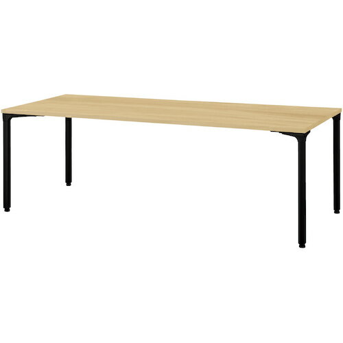 【法人限定】プラス（PLUS）　679307）ロンナ会議テーブル　NN−2110PAR　LW／BK　【品番：NN-2110PAR LW/BK】