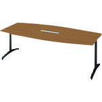 プラス（PLUS）　677437）ロンナ　会議テーブル　NN−2110TABH　T2／BK　【品番：NN-2110TABH T2/BK】