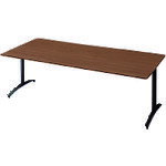 【別途送料あり】プラス（PLUS）　677486）ロンナ　会議テーブル　NN−2110TAR　LM／BK　【品番：NN-2110TAR LM/BK】(3)