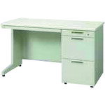 【別途送料あり】プラス（PLUS）　829894）片袖机　RJ−126A−3　LGY　エルグレー　引出A　【品番：RJ-126A-3 LGY】