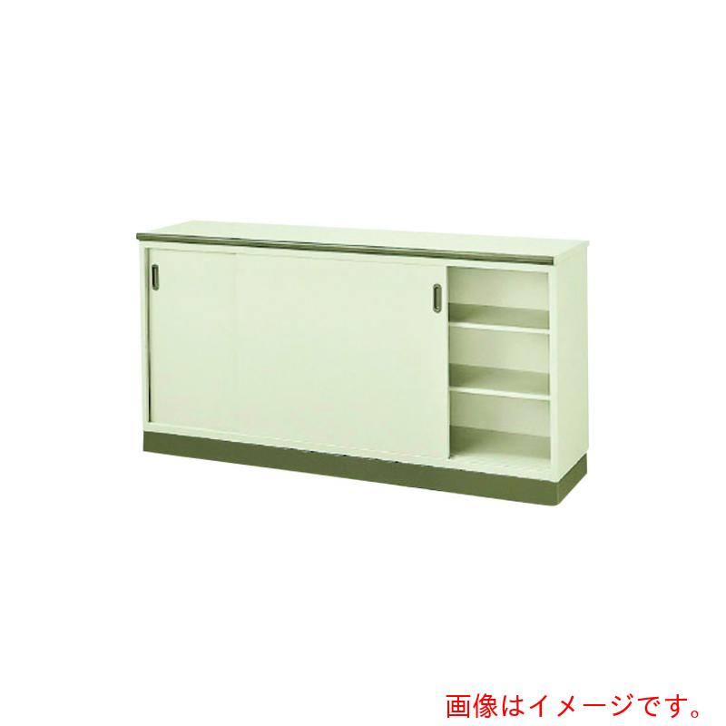 【別途送料あり】プラス（PLUS） 94543）SK ハイカウンター書庫型 SK-3550 LGY 【品番：SK-3550 L/M】