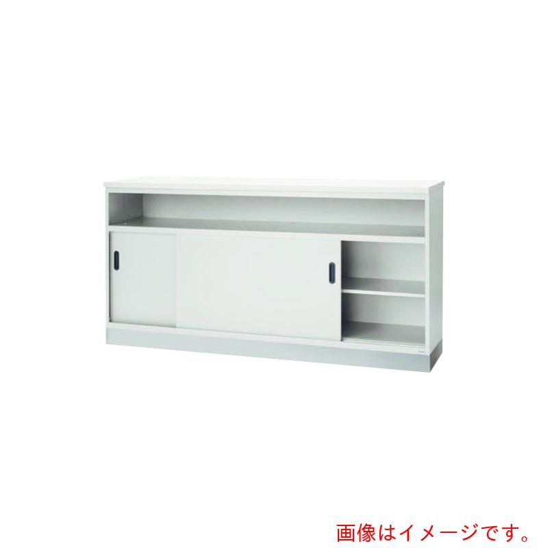 【法人限定】プラス（PLUS）　91709）SK　ハイカウンター中棚付書庫SK−W3530NT　W4　【品番：SK-W3530NT W4】