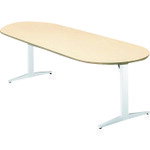 ●ステージオ　会議テーブル　ST?210TO　WM／W4　（673265） 質量・質量単位 ●51.0kg 注意事項 ●組立・施工が必要な商品です。 【メーカー名】プラス（株） 【メーカー品番】ST-210TO WM/W4 【法人限定商品】※下記注意事項を事前にご確認ください。 ●この商品は送料が別途必要になります。 ●ご注文後、改めて当店より送料をご連絡させていただきます。送料のご了承をいただいてからの手配となります。（ご連絡までに数日かかる場合があります） ●手配後のキャンセル・返品・交換はできません。 ●メーカー直送、または、福山通運・西濃運輸・佐川急便でのお届けとなります。 ●配送業者の指定はできません。 ●原則法人宛（個人宅を除く）のみの配達となります。個人宅へのお届けの場合は事前にお問い合わせください。 ●お届け先の宛名または住所に法人名の記載がない場合は、法人であっても個人宅扱いとなります。 ●個人宅（法人名不記載を含む）へのお届けができない場合があります。 ●一部配送業者は平日のみの配達になります。原則時間指定はできません。 ●他メーカーとの同梱不可。 ●代金引換決済のご利用不可。