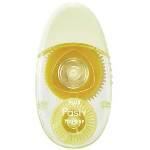【メール便対応】プラス（PLUS）　54458）Pastyテープのり使い切り10mイエロー　【品番：TG-1511-P-YL】