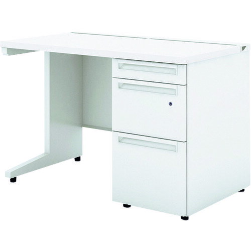 【別途送料あり】プラス（PLUS）　779782）US　片袖机UR−116WD−3　W4／W4　【品番：UR-116WD-3 W4/W4】