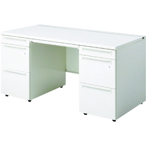 【別途送料あり】プラス（PLUS）　779617）US　両袖机UR−147AL−33　WS／W4　【品番：UR-147AL-33 WS/W4】