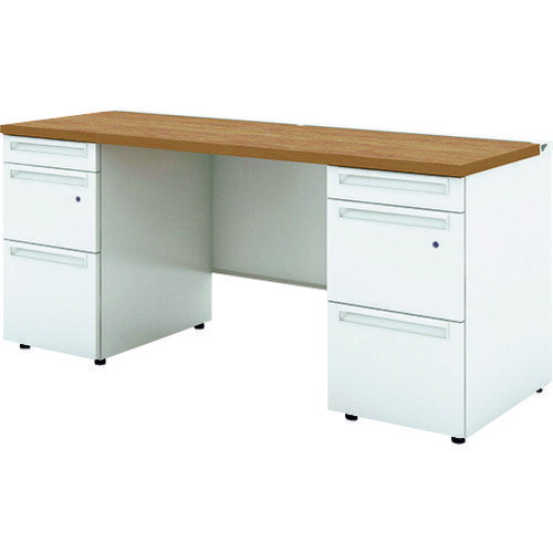 【別途送料あり】プラス（PLUS）　779829）US　両袖机UR−166WD−33　T2／W4　【品番：UR-166WD-33 T2/W4】