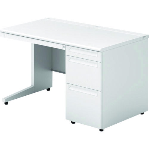 Office - 【別途送料あり】プラス（PLUS）　775623）US　片袖机US−127DL−3　WS／W4　【品番：US-127DL-3 WS/W4】