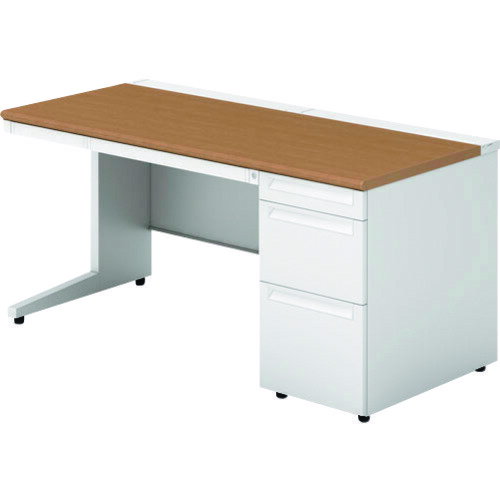 【別途送料あり】プラス（PLUS）　775601）US　片袖机US−157D−3　T2／W4　【品番：US-157D-3 T2/W4】(3)