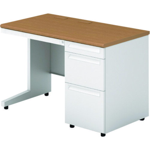 【別途送料あり】プラス（PLUS）　669646）US　片袖机　US−NS116D−3　T2／W4　【品番：US-NS116D-3 T2/W4】