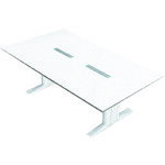【別途送料あり】プラス（PLUS）　604204）XF　TYPE−L会議テ−ブルXL−2412KG　W4／W4　【品番：XL-2412K..