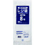 プラス（PLUS）　JTX　830303）レジ袋＜省資源タイプ＞No．8　100枚B708J　【品番...
