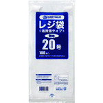 プラス（PLUS）　JTX　830305）レジ袋＜省資源タイプ＞No．20　100枚B720J　【品番：B720J】