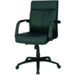 【別途送料あり】プラス（PLUS）　JTX　192902）役員イス　C101JA　本皮張り（裏面合皮）　【品番：C101JA】