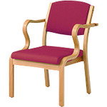 【別途送料あり】プラス（PLUS）　39376）木製椅子　L・S肘　SH410　DB−ULAS41　RS　【品番：DB-ULAS41..