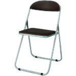With Backrest - 【別途送料あり】プラス（PLUS）　JTX　183871）折畳イス　FO−19M　ブラウン　粉体塗装　【品番：FO-19M BR】