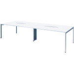 Other - 【別途送料あり】プラス（PLUS）　639125）FV　会議テーブル　FV−3212M　W4／M4　【品番：FV-3212M W4/M4】