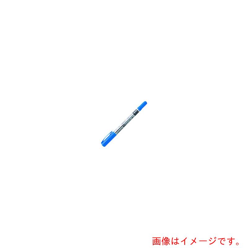 特長 ●ツインタイプの油性マーカーです。 仕様 ●インク色：青 ●軸径(mm)：11 ●本体長(mm)：137 ●線幅細字(mm)：0.9 ●線幅極細(mm)：0.4 ●入数(本)：1 ●本体長：137mm ●軸径：11mm 質量・質量単位 ●0.046kg 【メーカー名】プラス（株） 【メーカー品番】H027J-BL