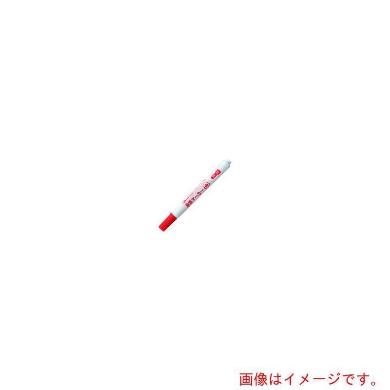 プラス（PLUS）　JTX　381359）油性マ−カ−シングル中字赤12本　H037J−RD　【品番：H037J-RD】