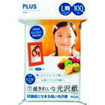 【メール便対応】プラス（PLUS）　46083）超きれいな光沢紙　IT−100L−GC　L判　100枚　【品番：IT-100L..