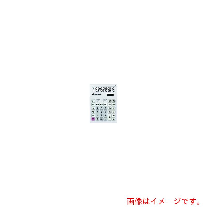 プラス（PLUS）　JTX　830026）大型電卓　ホワイト　K070J　【品番：K070J】