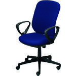 プラス（PLUS）　697807）事務イス　プリセア　KB−K53SL　BL　【品番：KB-K53SL BL】