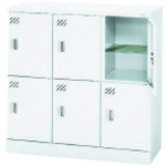 其它 - 【別途送料あり】プラス（PLUS）　617198）多人数用ロッカー　KL−L32　W4　【品番：KL-L32 W4】