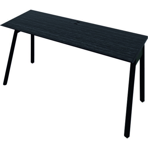 【別途送料あり】プラス（PLUS） 669741）MARU ワークテーブル KM-166WT BK 【品番：KM-166WT BK】