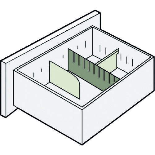 プラス（PLUS）　635213）LX−5　縦仕切板　L5−SI−T2　DGY　【品番：L5-SI-T2 DGY】