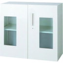 プラス(PLUS) 648262)L6 ガラス両開き保管庫 L6-G70AG-C W4 【品番:L6-G70AG-C W4】